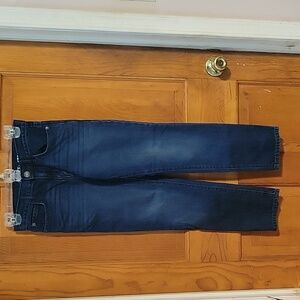 Girl's blue jeans size ten.